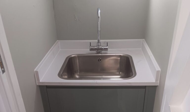 Small kitchen sink in meeting room